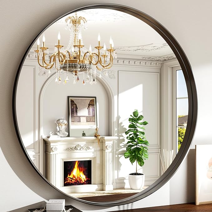 36 Inch Round Bathroom Mirror - Image 2
