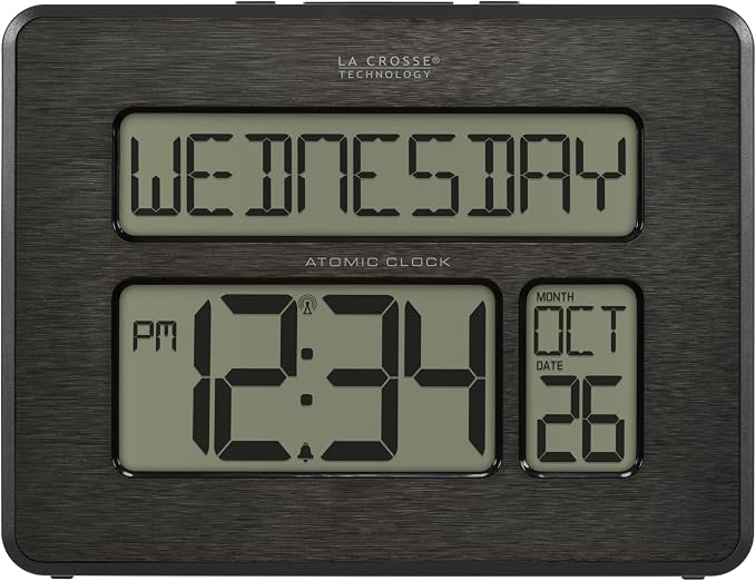 La Crosse Technology 513-1419C Atomic Digital Wall Clock by LaCrosseTechnology