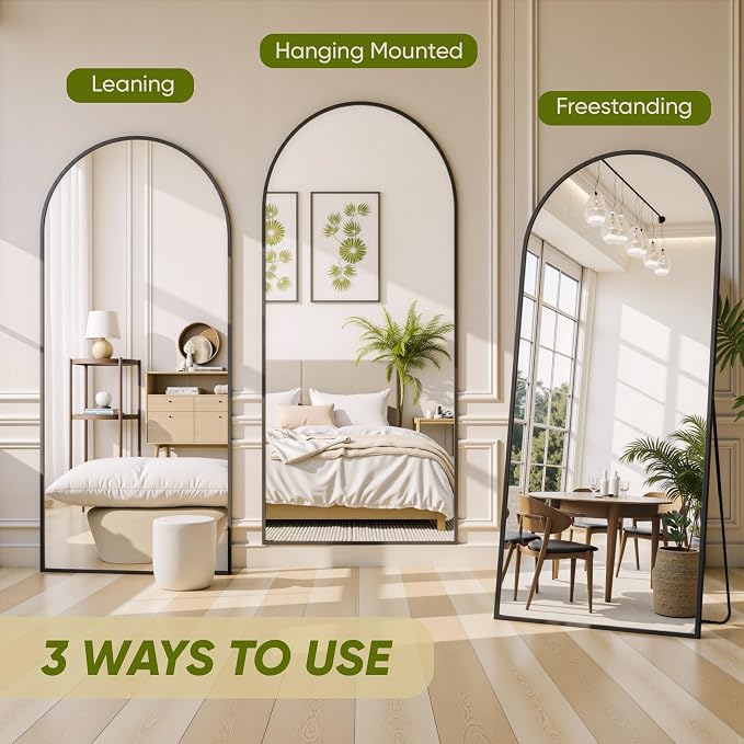 Full Length Mirror, Oversized Floor Mirrors, Leaning Free Standing Mirrors - Image 8