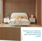 Wood Slat Acoustic Wall Panels-3D Fluted Sound Absorbing Panel - Image 3