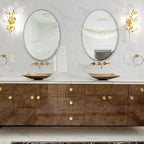 Frameless Oval Mirror, Bathroom Mirror - Image 6