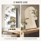 Arched Bathroom Mirror for Wall, HD Glass Over Sink for Bathroom - Image 6