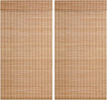 2 Pcs Cordless Bamboo Roman Shades by DoubleFill