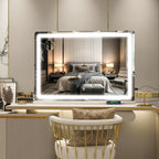 ROLOVE Vanity Mirror with Lights, LED Makeup Mirror, Touch Screen Control - Image 2