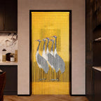 Five Cranes Beaded Bamboo Curtain 35.4" x 78.7" - Image 7