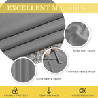 NICETOWN Silver Grey Blackout Curtain - Image 4