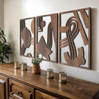 qmmp Modern Wooden Wall Sculptures by qmmp