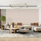 15.75"x590.6" Beige Grasscloth Wallpaper Peel and Stick Removable Textured Wall - Image 7