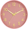 Mosewa Wall Clock 12 Inch, Battery Operated Silent Non-Ticking Modern Analog by MOSEWAWALLCLOCK