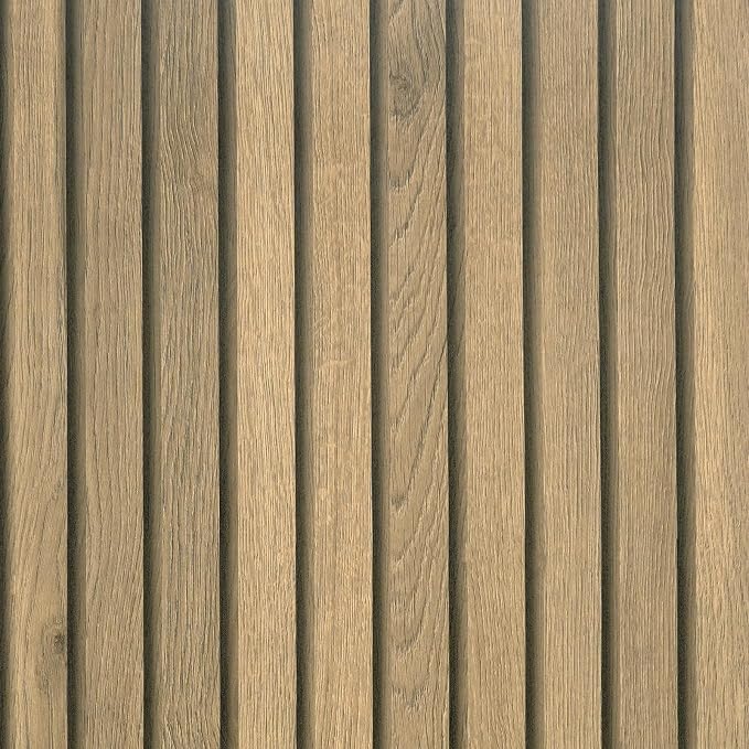 VEELIKE Natural Oak Wood Slat Wallpaper Peel and Stick Light Wood Panel Look by VEELIKE