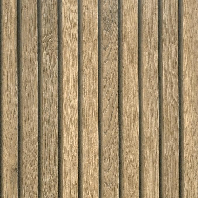 VEELIKE Slat Wood Contact Paper Wood Peel and Stick Wallpaper by VEELIKE