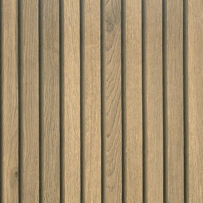 VEELIKE Slat Wood Contact Paper Wood Wallpaper Peel and Stick by VEELIKE