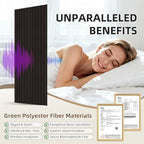 TO-TH Wood-Look Sound Panels, 4 Pack 47.2” x 23.6” Soundproof Wall Panels - Image 3