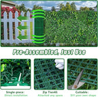Grooy Grass Wall, Artificial Boxwood Panels 40"x120", Privacy Hedge Fence Screen - Image 4