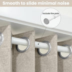 AJAZZ Blackout Accordion Door Curtains - Image 5