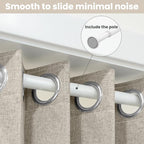 AJAZZ Blackout Accordion Door Curtains - Image 3