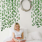 Freyalife Fake Vines for Room Decor Artificial Ivy Leaves Hanging Greenery - Image 3