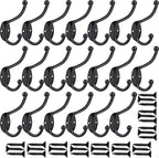 ZEYU 20Pcs Wall Hooks, Coat Hooks Hardware Heavy Duty Hooks - Image 3