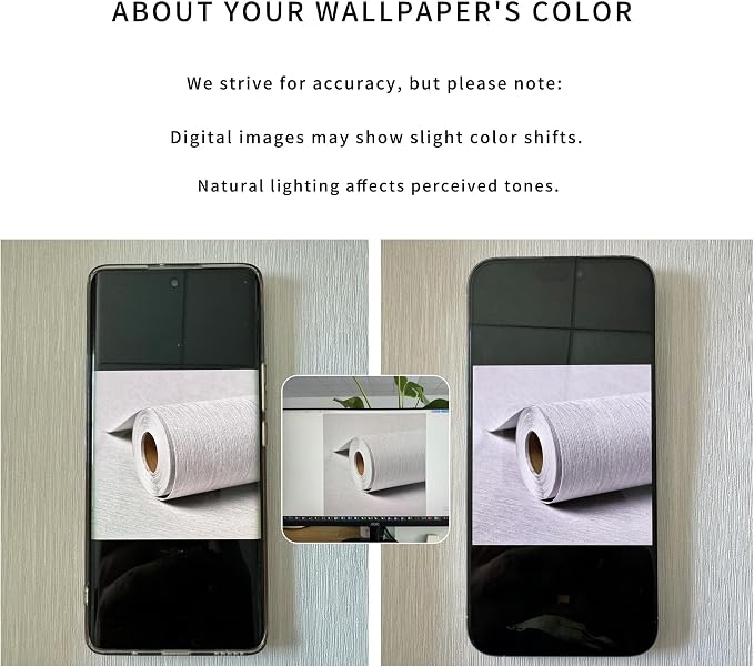 Haimin Grasscloth Wallpaper Peel and Stick 20.9in X 393in Fabric Contact Paper - Image 4