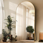 HARRITPURE 71"x30" Arched Full Length Mirror Free Standing Leaning Hanging by HARRITPUREHome