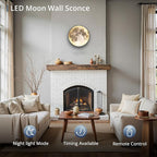Dimmable Moon Wall Light 9.5 inch Wall Lights - Image 2