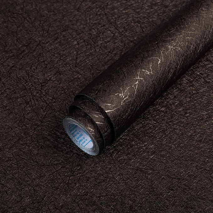 Abyssaly Brown Peel and Stick Self Adhesive Wallpaper by Abyssaly