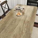 WESTICK Brown Wood Contact Paper Removable Wooden Wallpaper Self Adhesive Wood by WESTICK