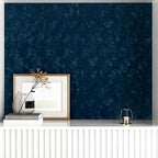 Wallercity Navy Blue Flocking Fabric Contact Paper - Image 6