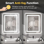 Hivone 24X30 LED Bathroom Mirror - Image 4