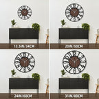 Large Wall Clock for Living Room Decor, 24 Inch Non Ticking Silent, Battery - Image 2