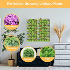 LITLANDSTAR Hanging Vertical Wall Planter, 72 Pockets, 100cm x 100cm, - Image 5