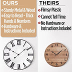 Large Wall Clock 24" Round - Image 5
