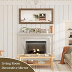 Syndra Modern Full Length Mirror Wood Frame, 65x24'' Large Floor Mirror - Image 7