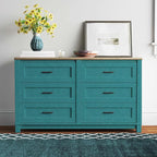 Teal Peel and Stick Self Adhesive Wallpaper - Image 6