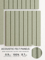 Bumusty Large Cork Board Alternative-36 x 24" Felt Bulletin Board Tiles - Image 3
