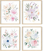 HAUS AND HUES Bouquet Set Art Print Set of 4 16x20 by HausandHuesArtPrints