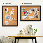DOLLAR BOSS Cork Board for Wall 36" x 24" Bulletin Board for Wall - Image 6
