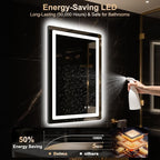 Delma LED Bathroom Mirror with Lights, 30x20 Vanity Mirror - Image 8