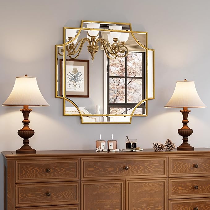 Kelly Miller Gold Framed Mirror by KellyMiller