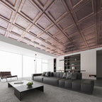 WOWSTAR 12-Pack 24"x24" Drop Ceiling Tiles, Waterproof Glue up Ceiling Panels - Image 7