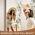 Delma Full Length Mirror, Wall Mounted, Freestanding or Leaning, Rounded - Image 4