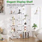 C&AHOME Cube Storage Organizer, 12-Cube Closet Cabinet Organizer, DIY Cube Shelf - Image 2