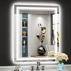 24x36 LED Bathroom Mirror with Lights, Backlit and Front Lit Anti-Fog Lighted by Awandee