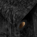YENHOME 17.7"X393" Black Velvet Wallpaper Peel and Stick Soft Felt Fabric - Image 7