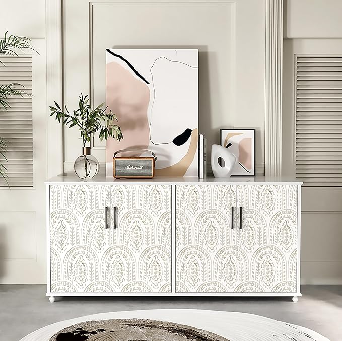 EeeComing Peel and Stick Wallpaper Boho Modern Wall Paper Peel and Stick - Image 7