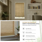 LazBlinds Cordless Bamboo Blinds, Roll Up Shades - Image 4