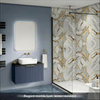 IZODEKOR 4 Pcs 24"x48" PVC Marble Wall Panels - Image 7