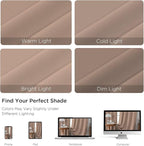 CUCRAF Khaki Blackout Curtains 84 inch Length 2 Panels Set, Rod Pocket Room - Image 4