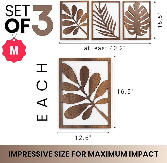qmmp Modern Wooden Wall Sculptures - Image 2