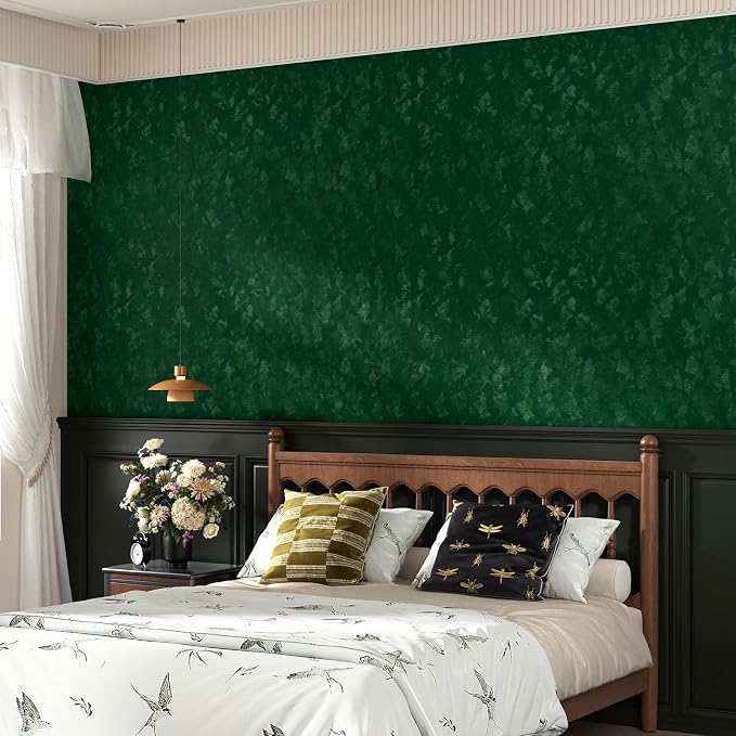 Wallercity Emerald Green Velvet Wallpaper - Image 4